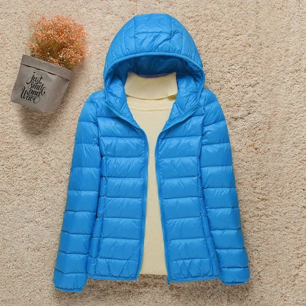 Women's Packable Lightweight Hooded Puffer