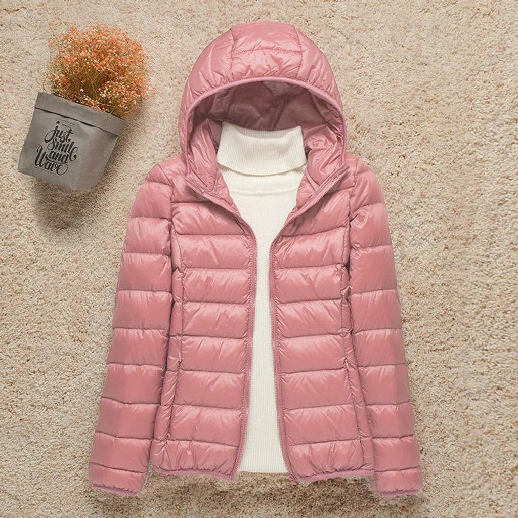 Women's Packable Lightweight Hooded Puffer