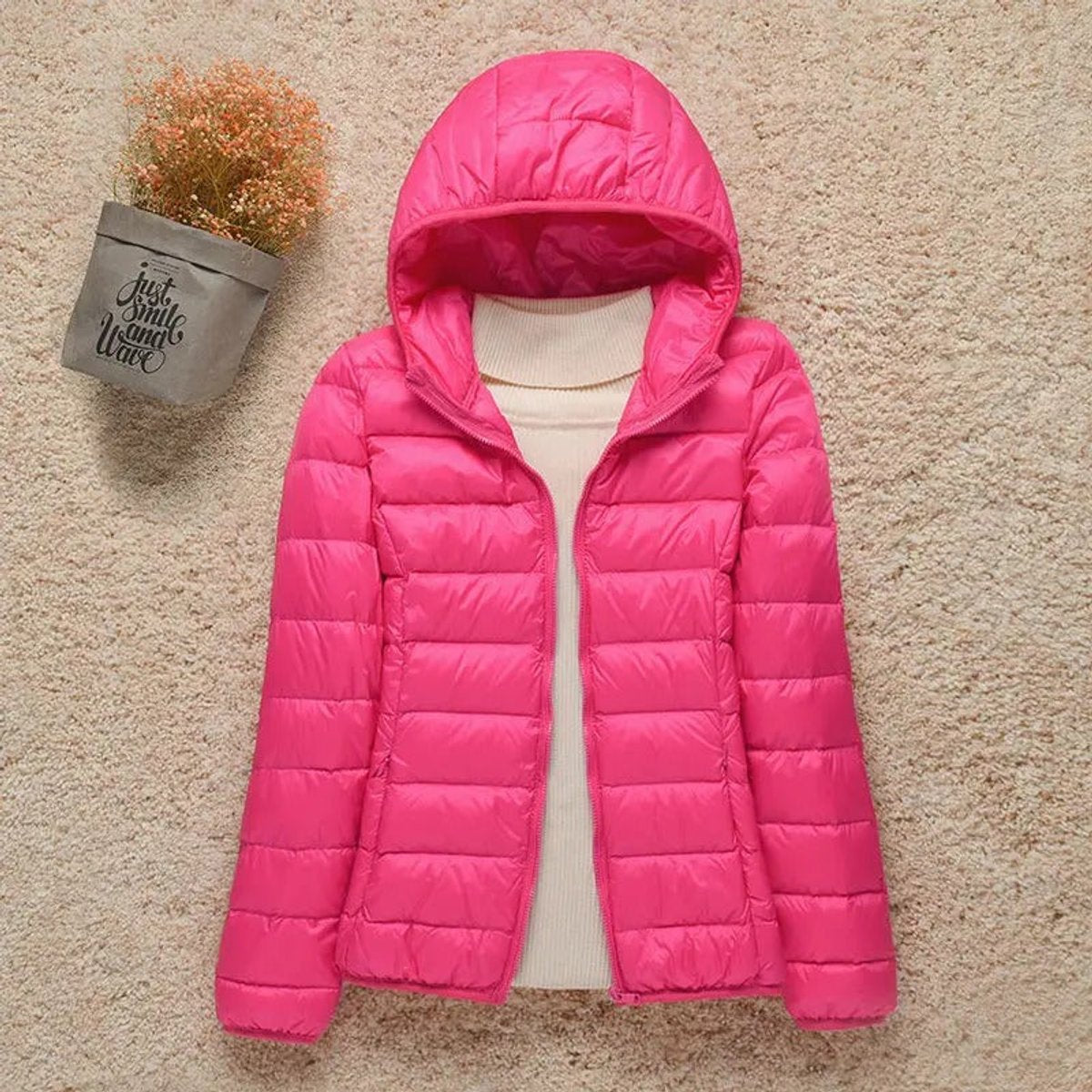 Women's Packable Lightweight Hooded Puffer