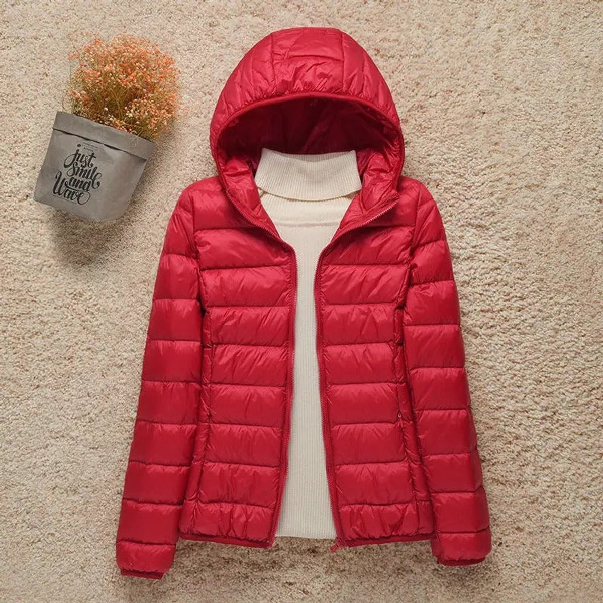Women's Packable Lightweight Hooded Puffer