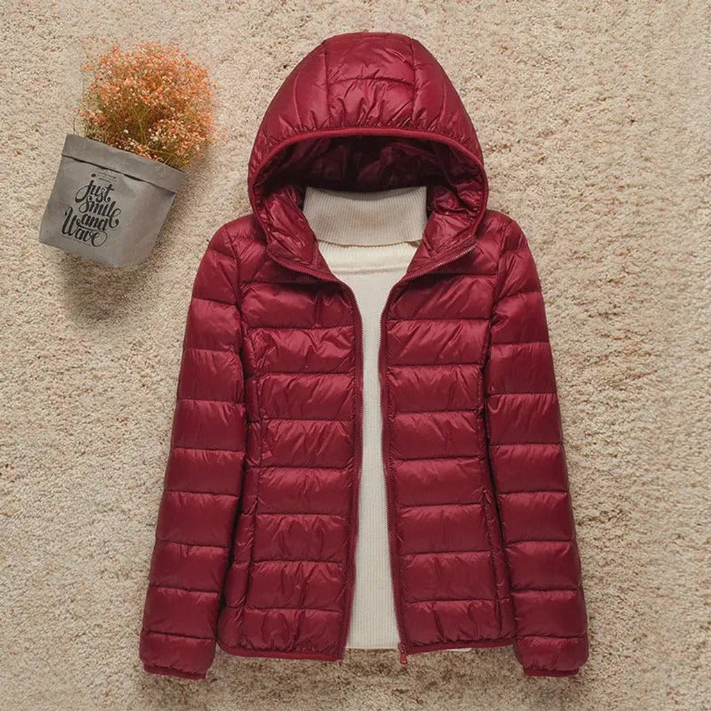 Women's Packable Lightweight Hooded Puffer