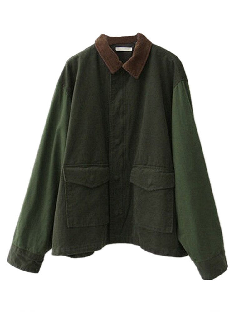 Women's Patch-Pocket Relaxed Utility Jacket