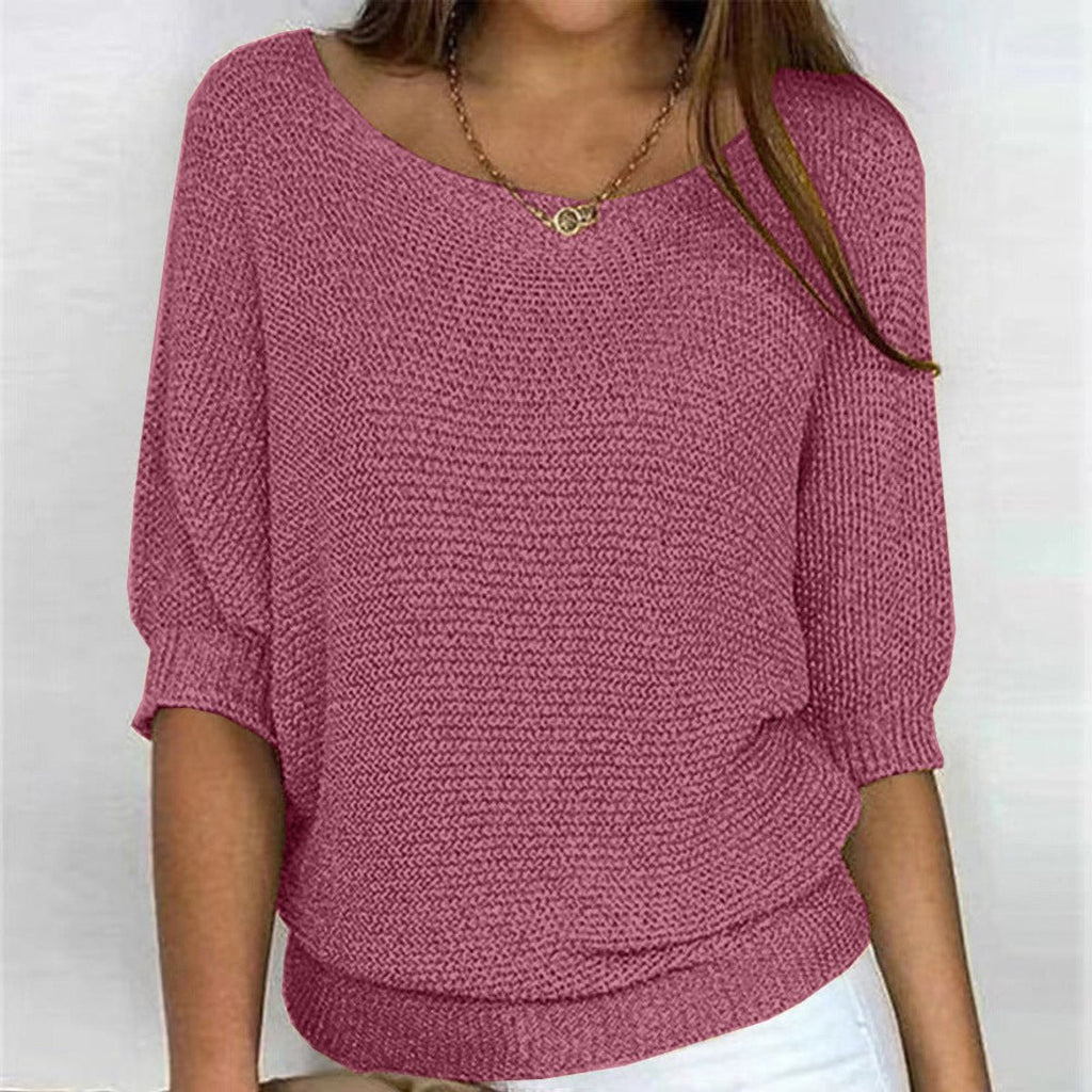 Women's Relaxed Batwing Knitted Jumper