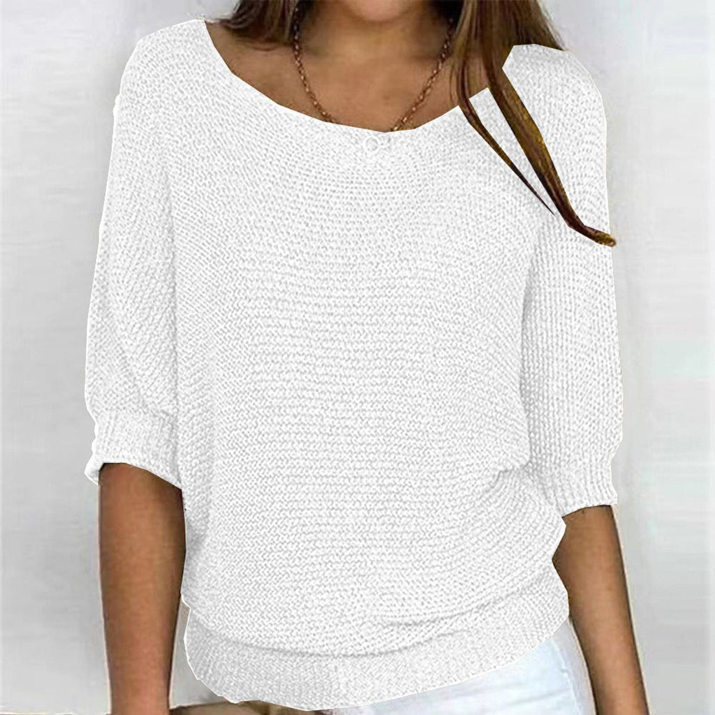 Women's Relaxed Batwing Knitted Jumper
