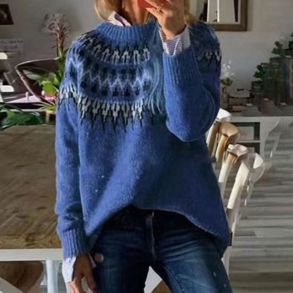 Women's Relaxed Nordic Fair Isle Pullover