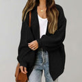Women's Oversized Open-Front Knit Cardigan