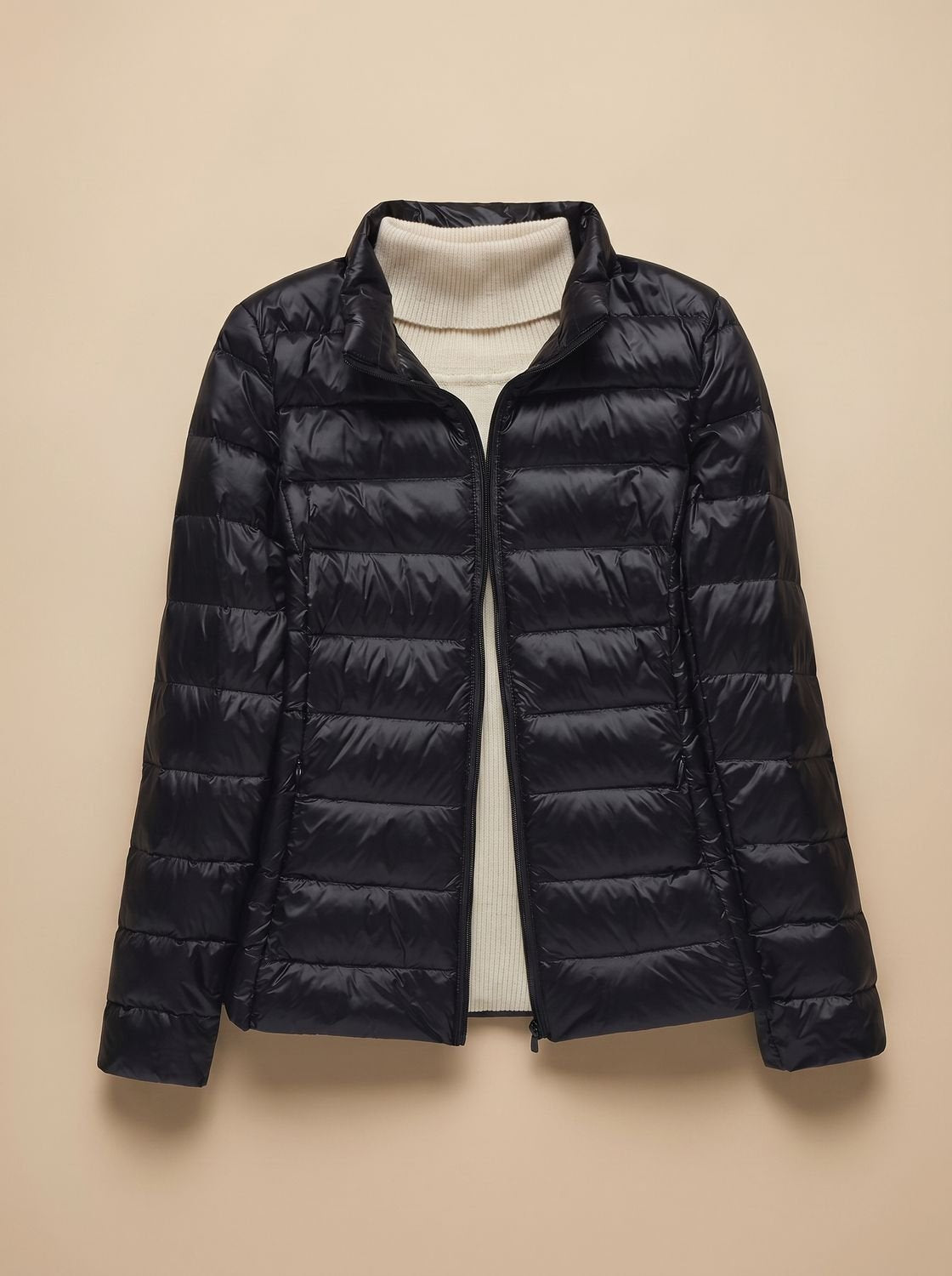 Women's Featherweight Quilted Hooded Winter Jacket