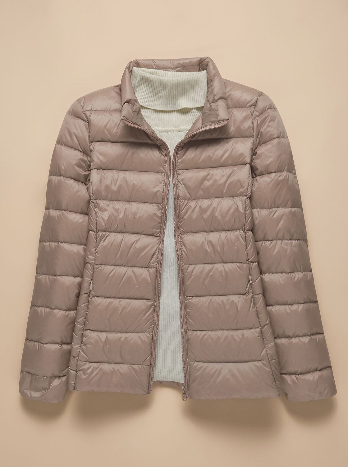 Women's Featherweight Quilted Hooded Winter Jacket