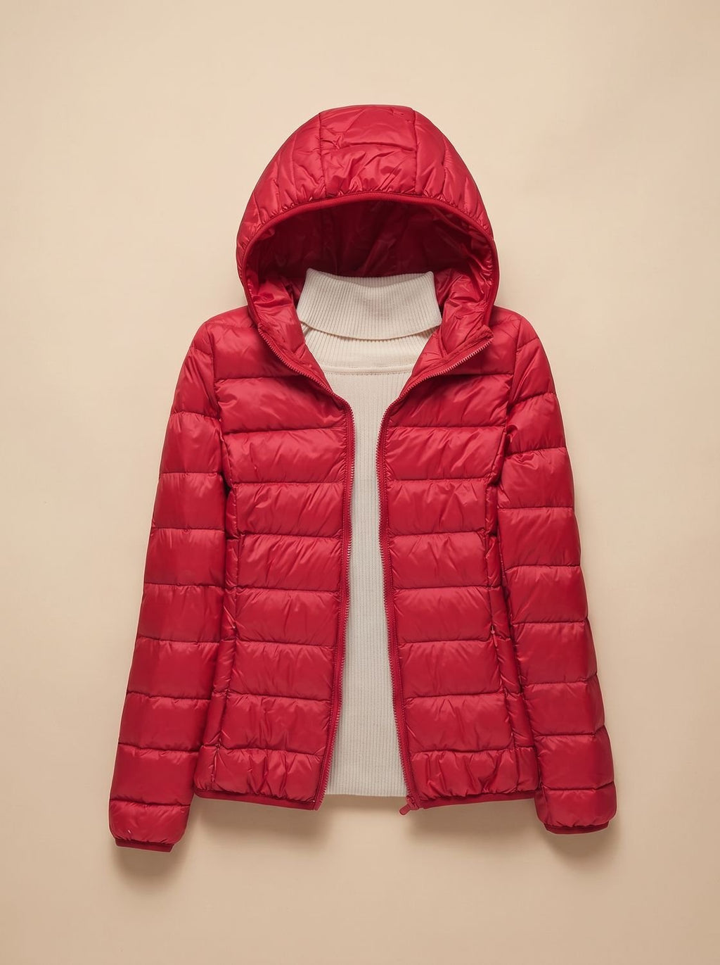 Women's Featherweight Quilted Hooded Winter Jacket