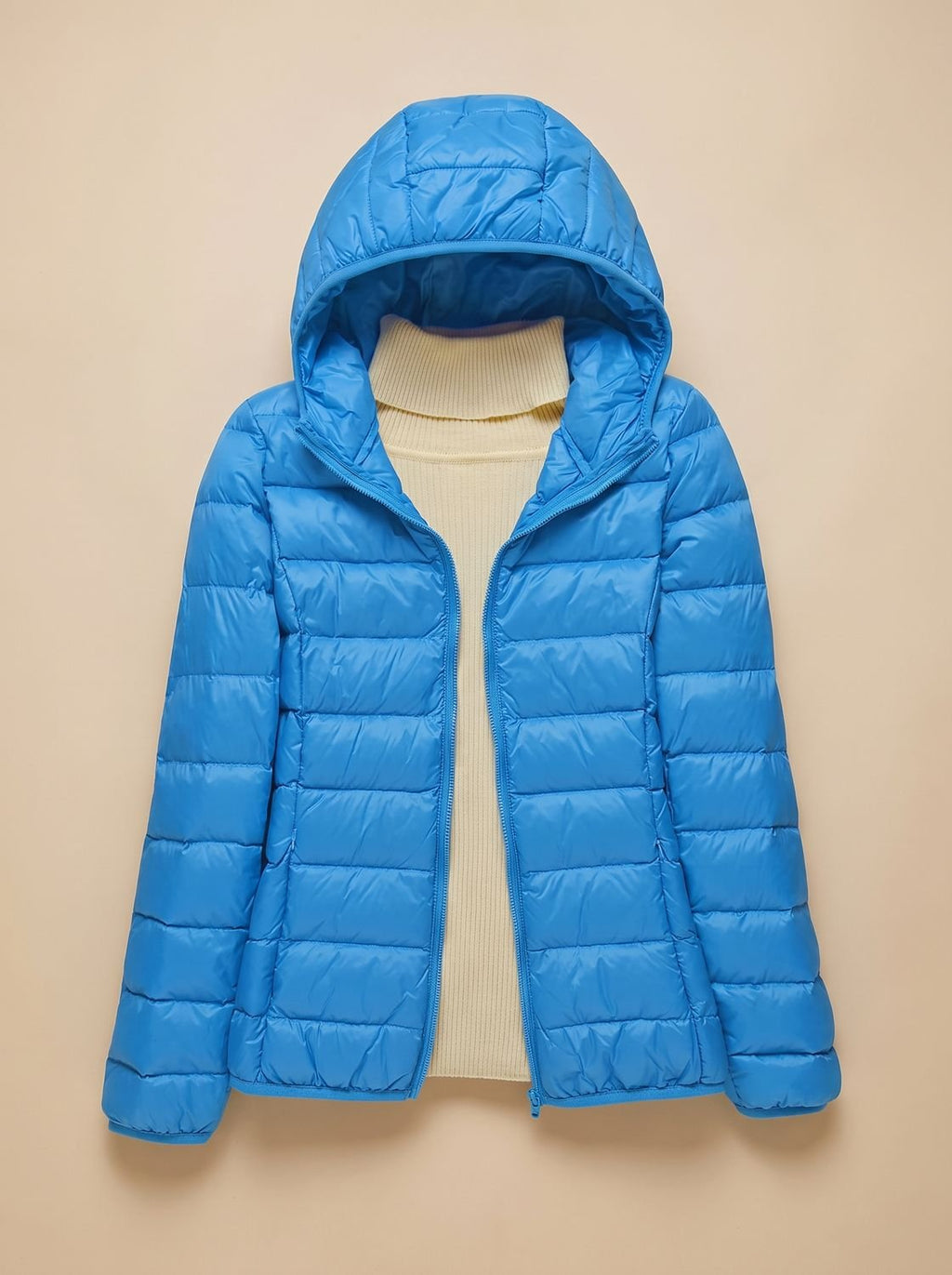 Women's Featherweight Quilted Hooded Winter Jacket