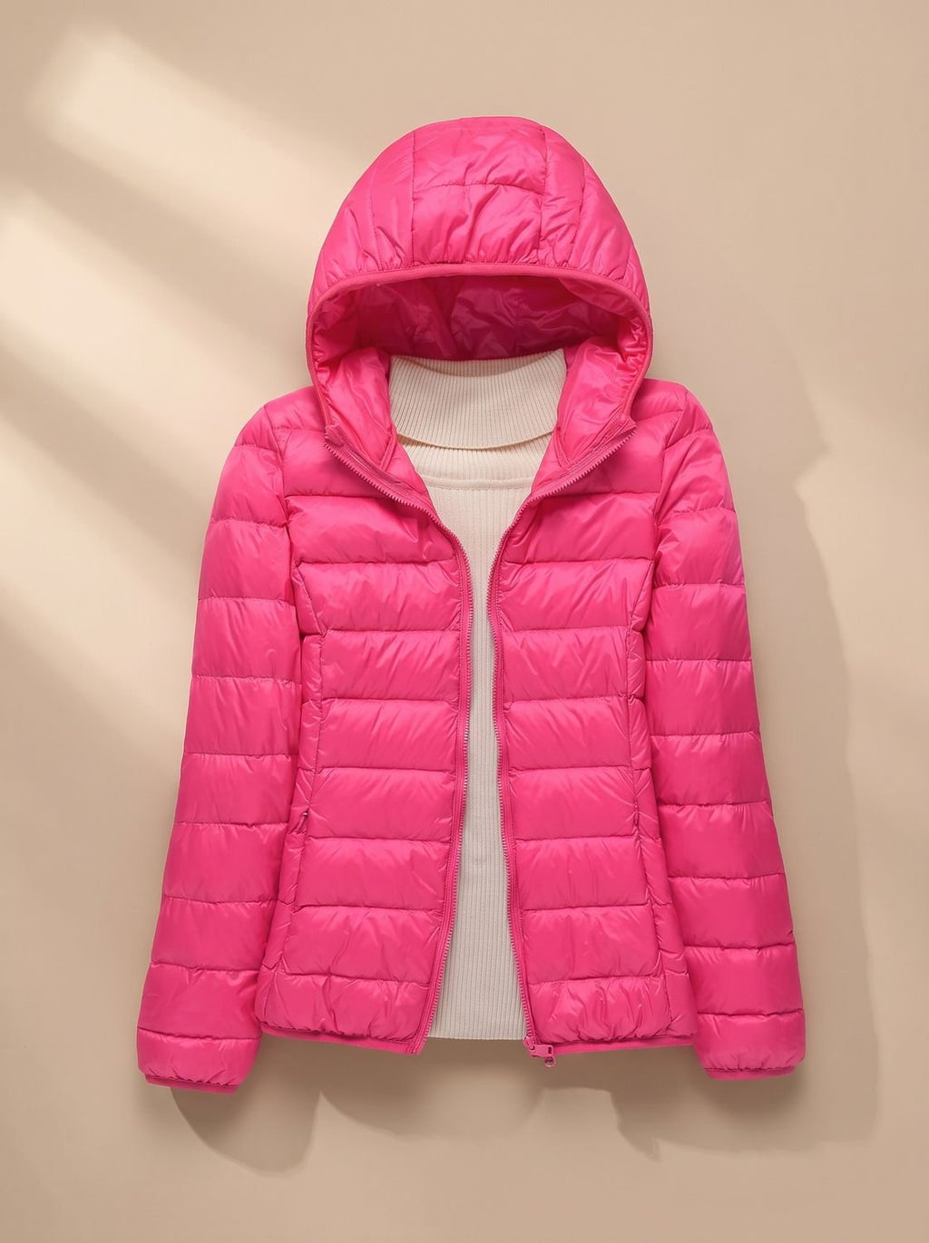 Women's Featherweight Quilted Hooded Winter Jacket