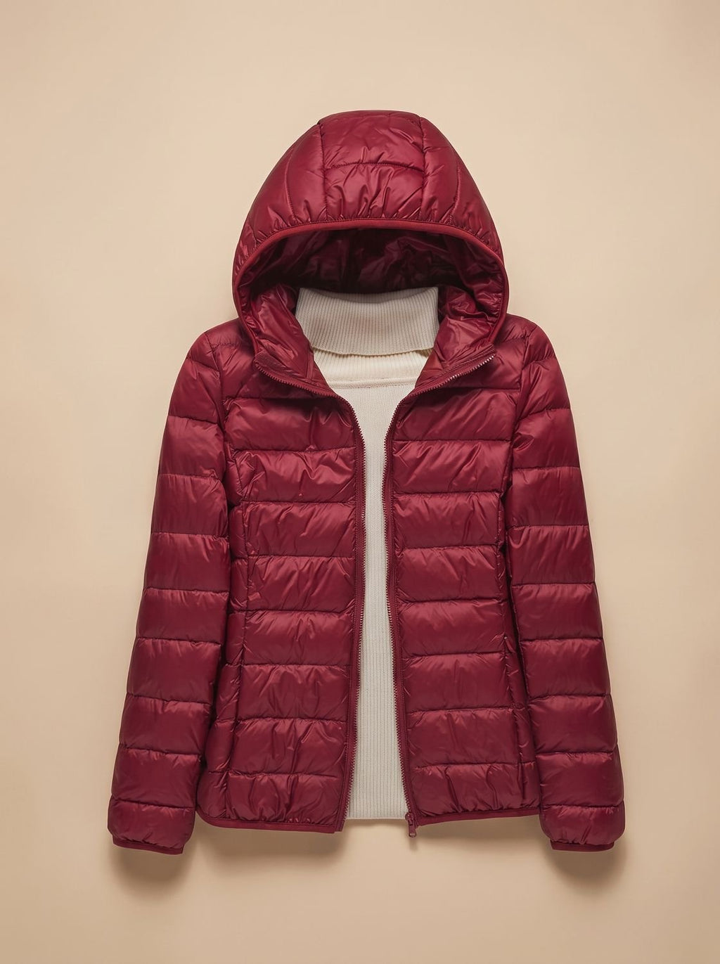 Women's Featherweight Quilted Hooded Winter Jacket