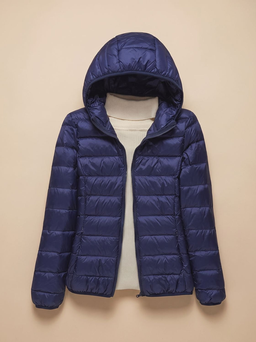 Women's Featherweight Quilted Hooded Winter Jacket