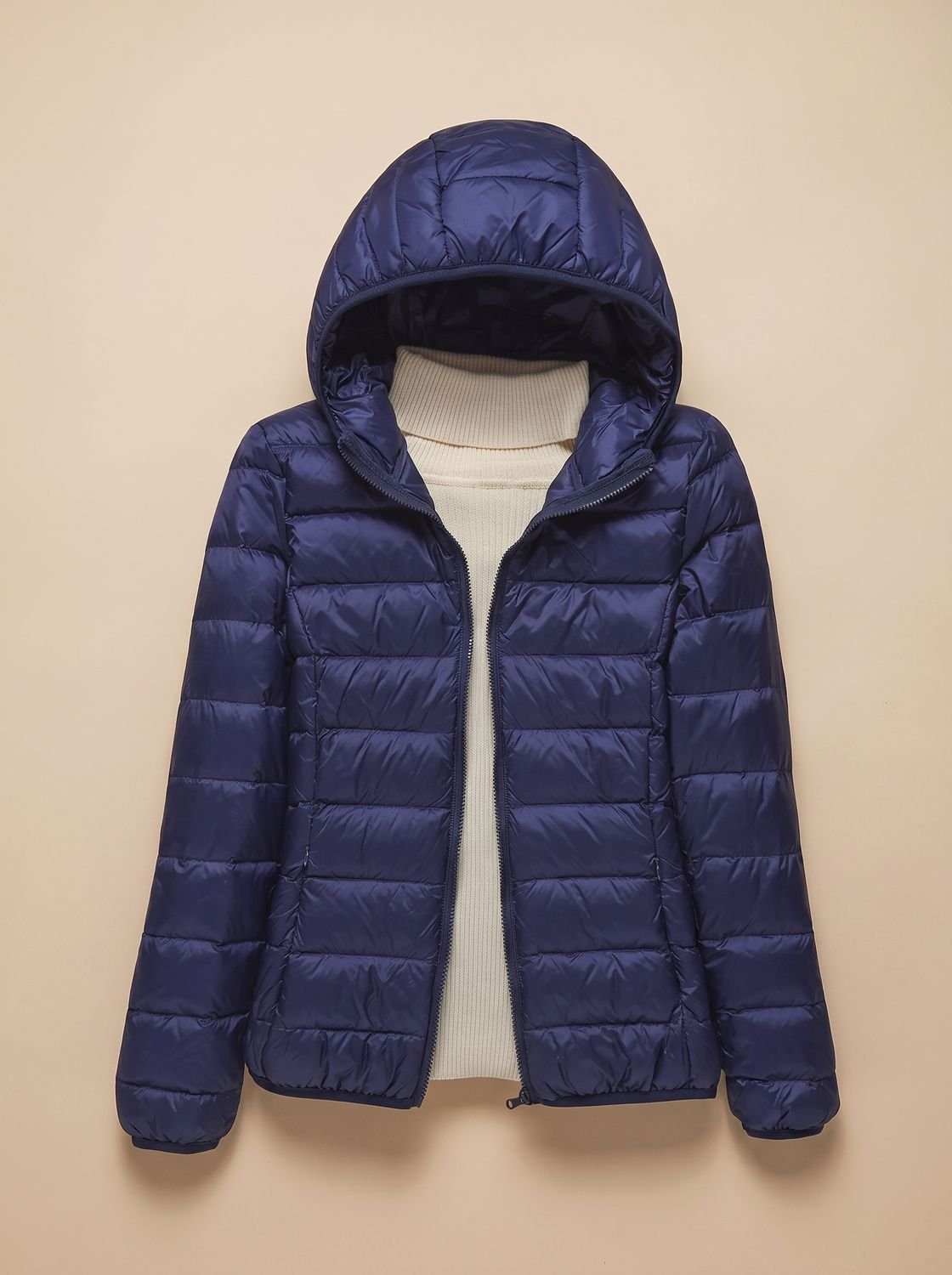 Women's Featherweight Quilted Hooded Winter Jacket
