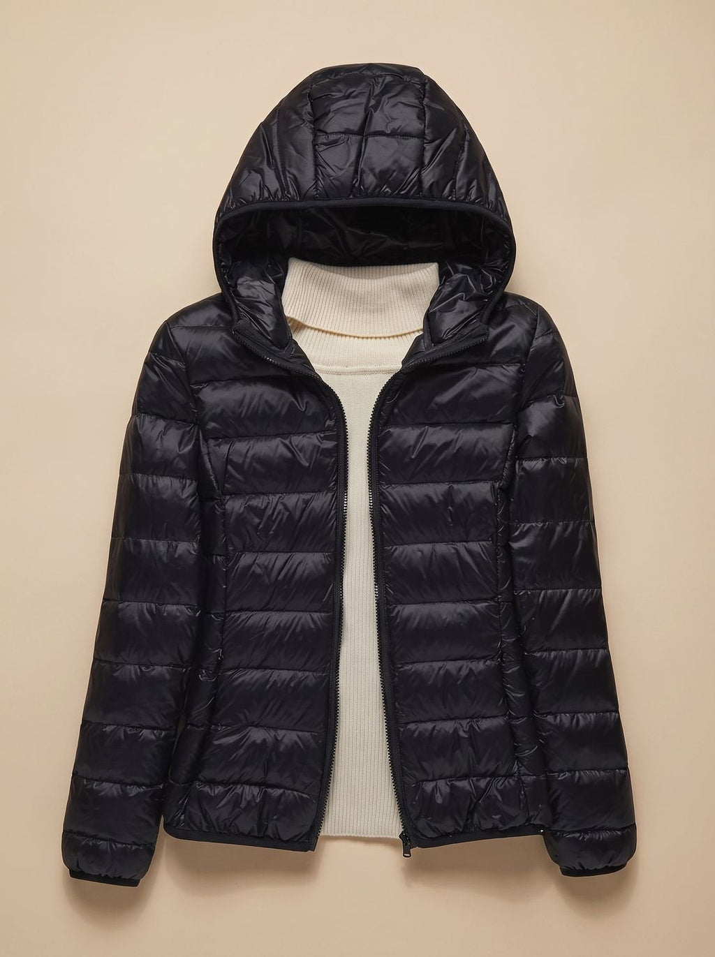 Women's Featherweight Quilted Hooded Winter Jacket