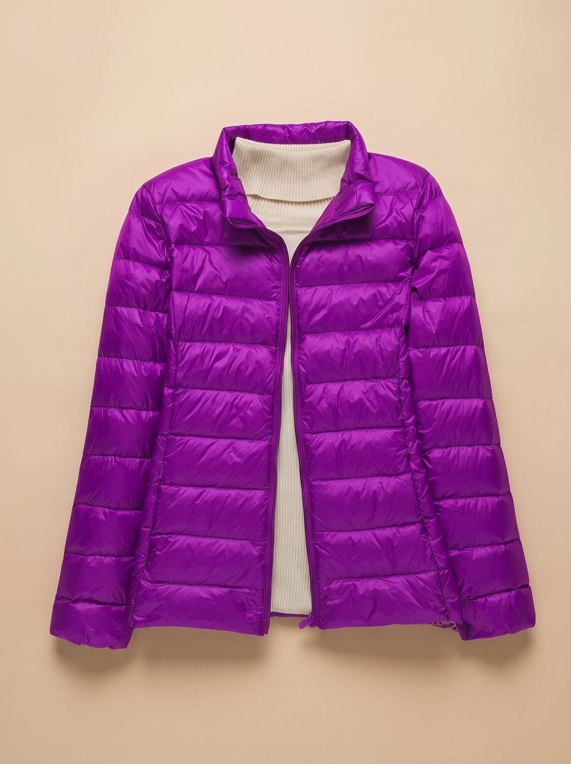 Women's Featherweight Quilted Hooded Winter Jacket