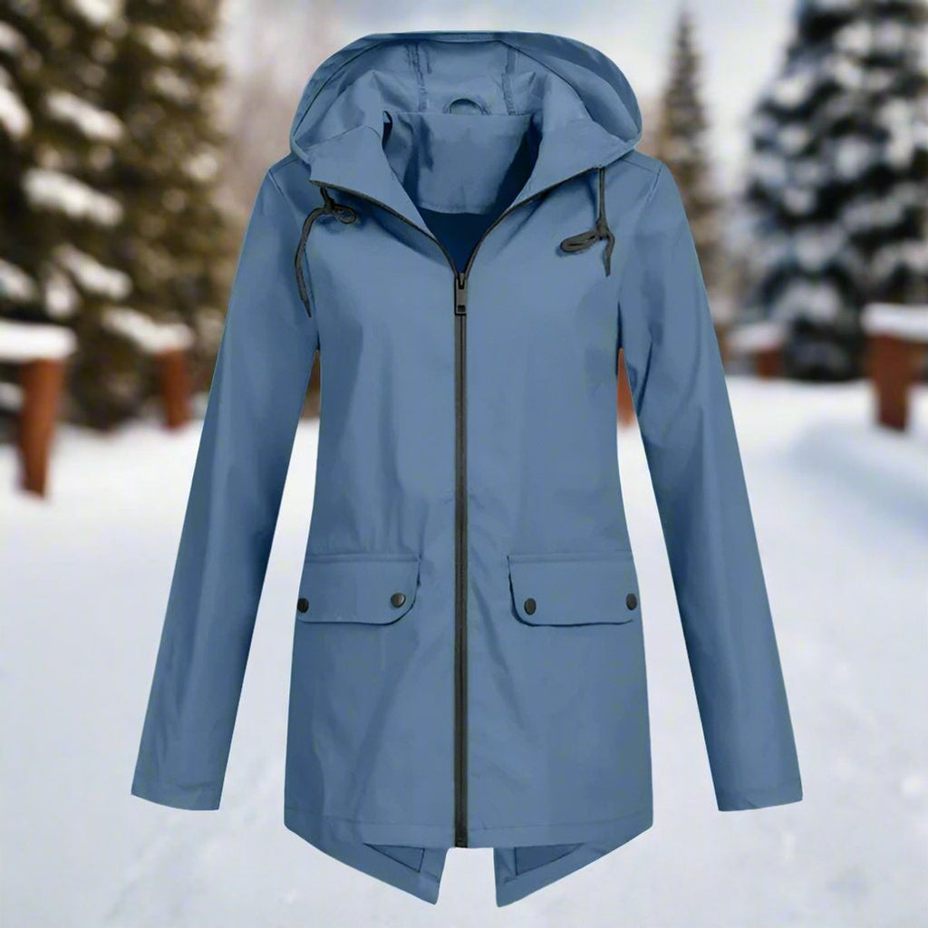 Women's Longline Zip-Up Waterproof Anorak
