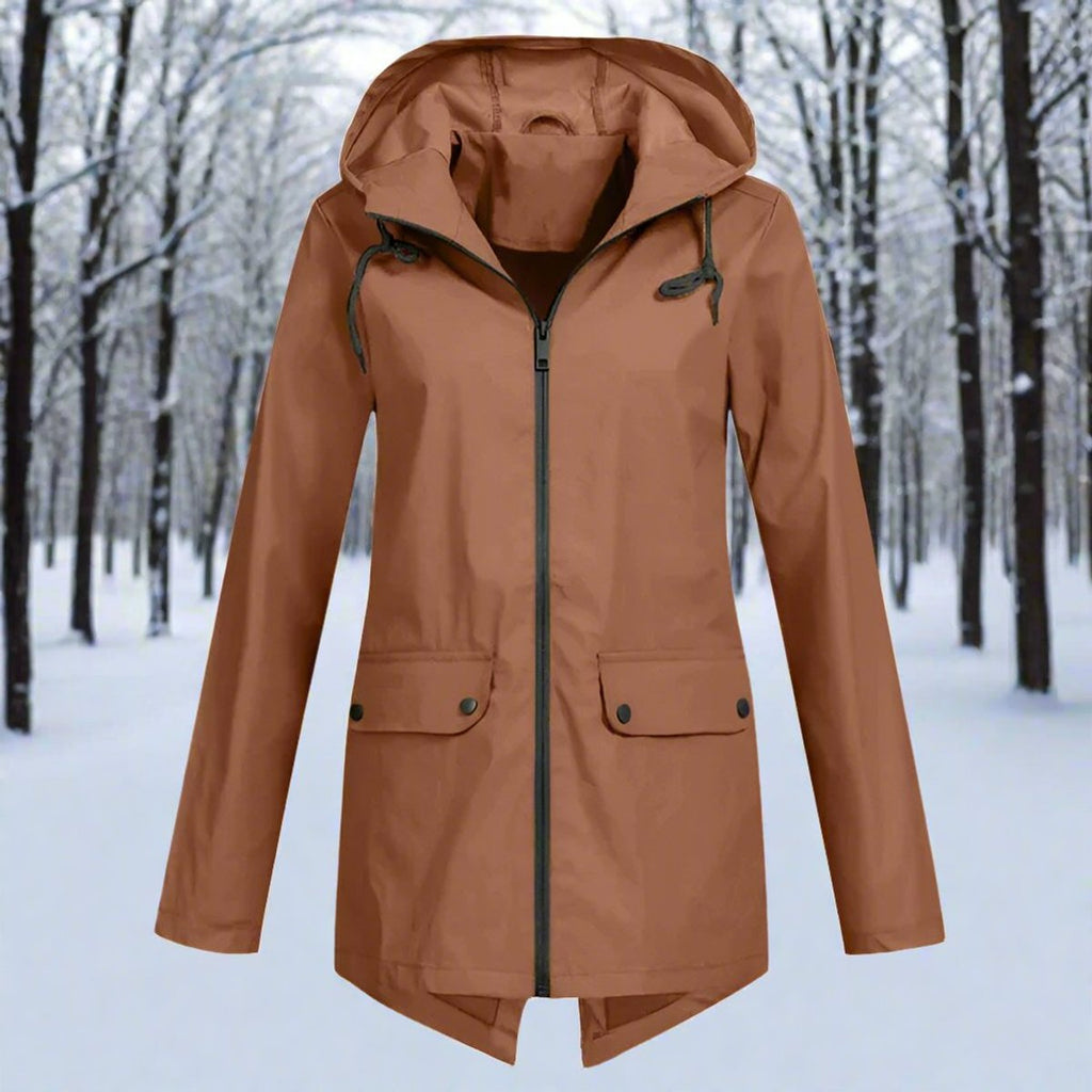 Women's Longline Zip-Up Waterproof Anorak