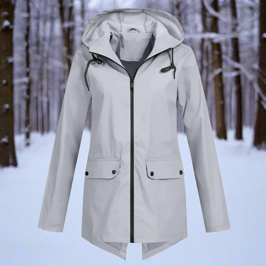 Women's Longline Zip-Up Waterproof Anorak