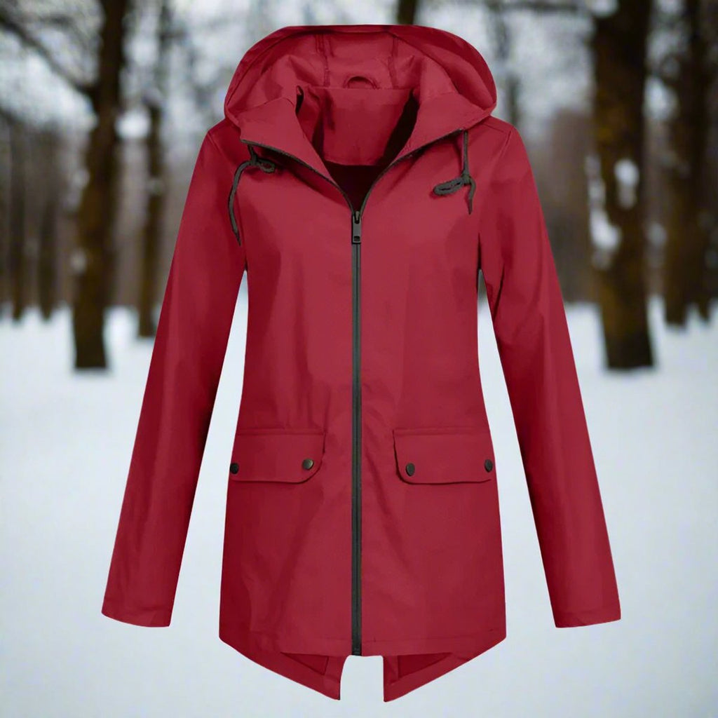 Women's Longline Zip-Up Waterproof Anorak