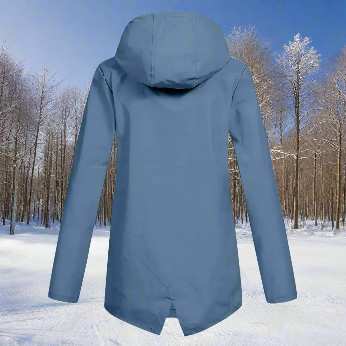 Women's Longline Zip-Up Waterproof Anorak