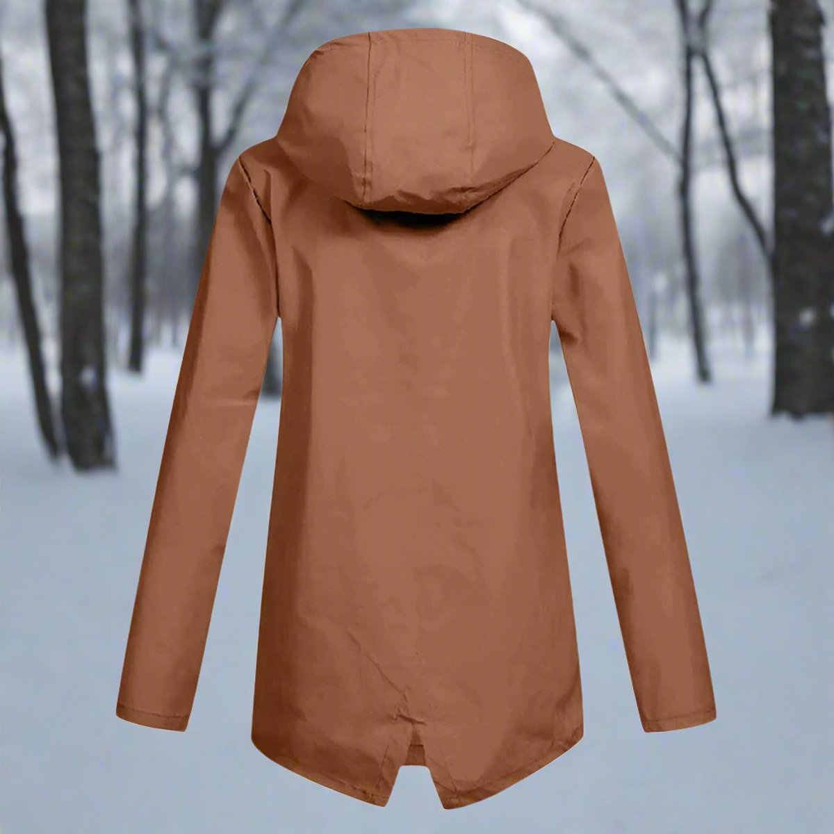 Women's Longline Zip-Up Waterproof Anorak
