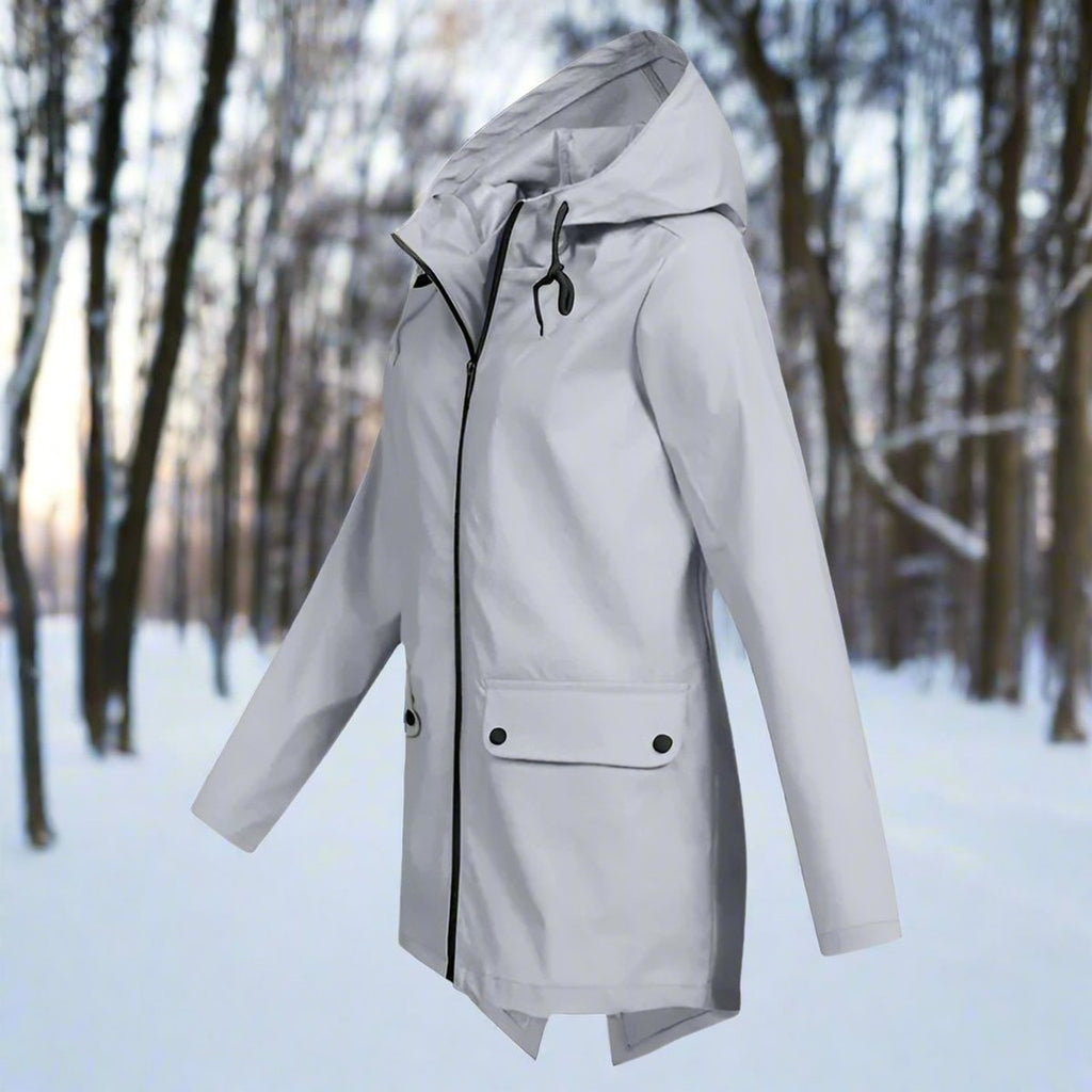 Women's Longline Zip-Up Waterproof Anorak