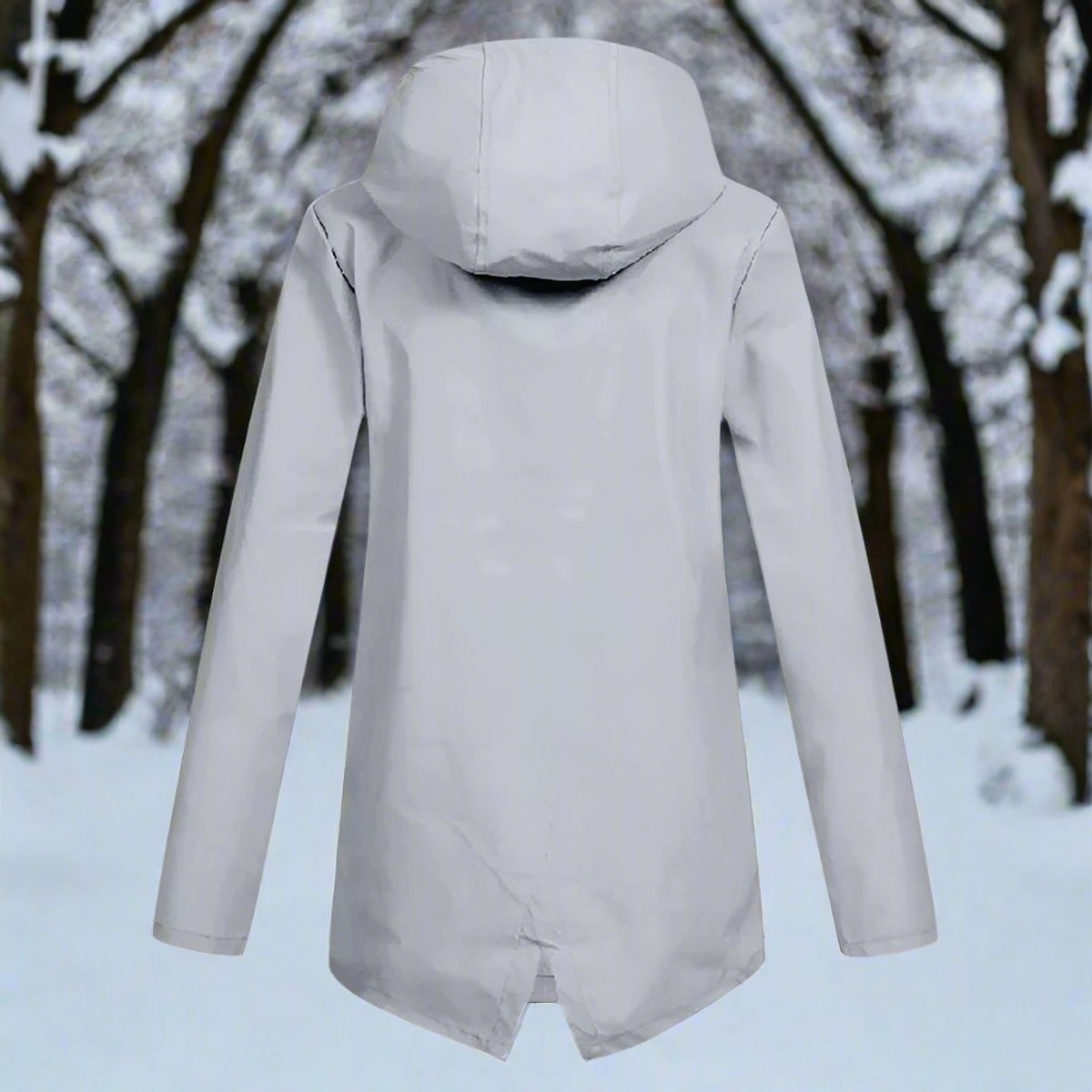Women's Longline Zip-Up Waterproof Anorak